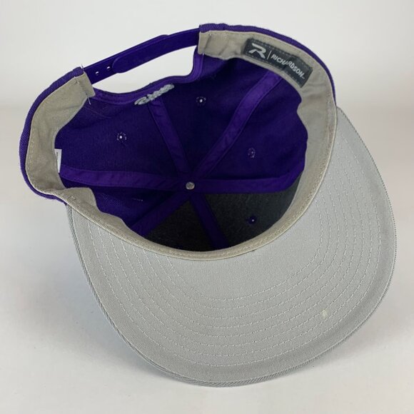 Grand Canyon University GCU Antelopes NCAA Purple Gray Richarson Snapback Hat - Picture 4 of 5
